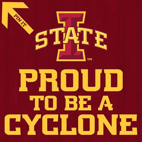 Repin To Show Your Cyclone Pride Isu Cyclones Iowa State Cyclones