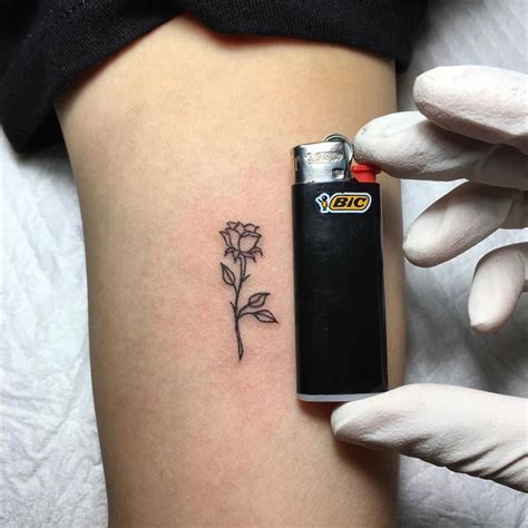 Simplistic tattoos gorgeous tattoos rose tattoos for women tattoos mini tattoos pretty tattoos hand tattoos tiny tattoos for girls tattoos for. Super small black rose tattoo on the arm | Little rose ...