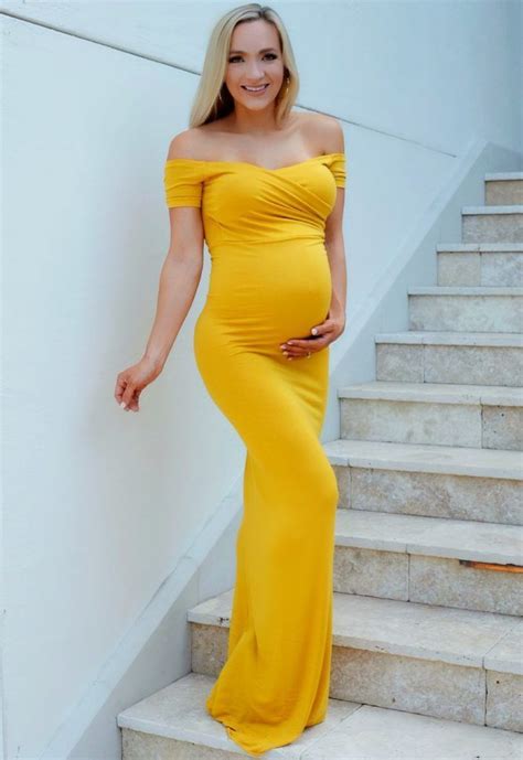 Slim Fit Maternity Gown Sexy Mama Maternity Fitted Maternity Gown Maternity Gowns
