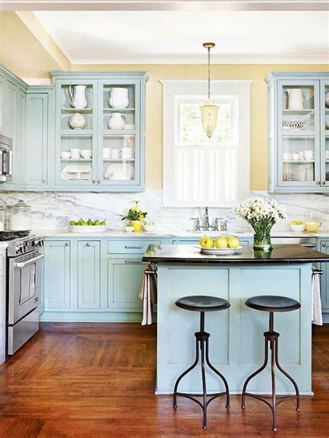 35 Awesome Beach Color Schemes For Your Kitchen Kitchen Cabinet