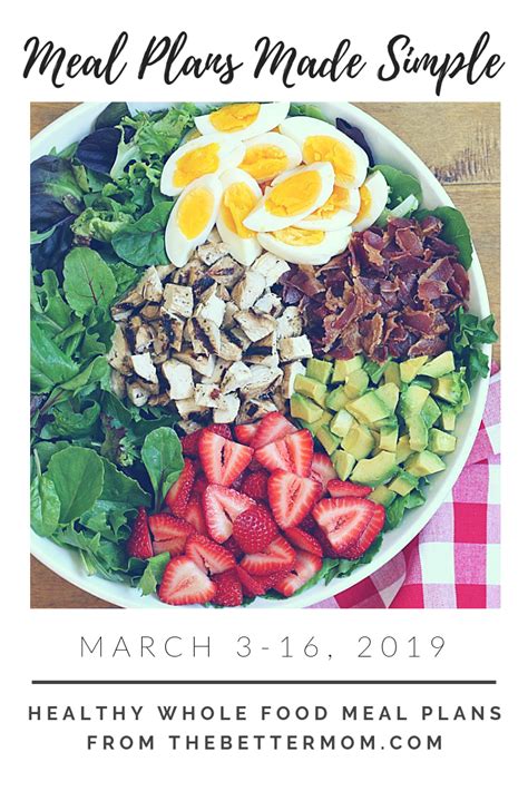 Bi Weekly Whole Food Meal Plan For Jan 20feb 2 — The Better Mom