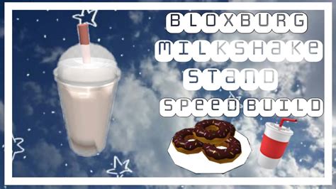Bloxburg Milkshake Stand Speed Build Easy Roblox Youtube