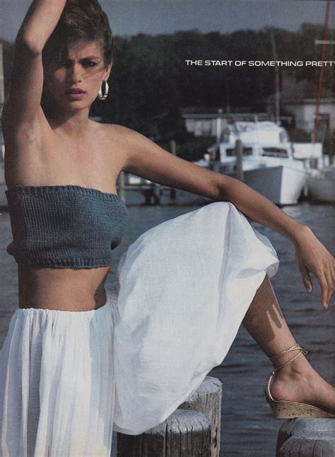 The Start Of Something Pretty Supermodels Gia Carangi Vogue Us