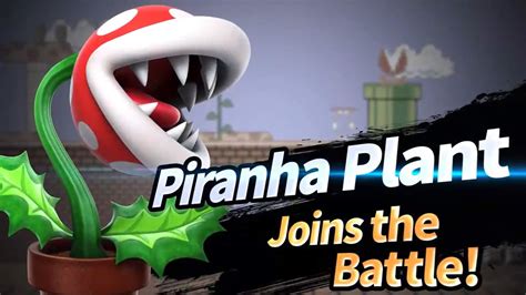 super smash bros ultimate switch piranha plant será personagem jogável em breve nintendo blast