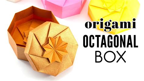 Schnell ohne schere und kleber zu falten. Geschenkbox Origami Schachtel Anleitung Pdf - Hexagonal ...