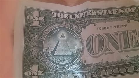 Secret Illuminati On 1 Dollar Bill Youtube