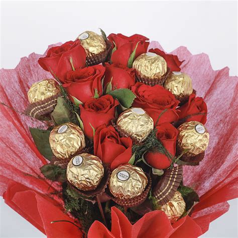 Roses Ferrero Rocher Chocolate Bouquet Winni