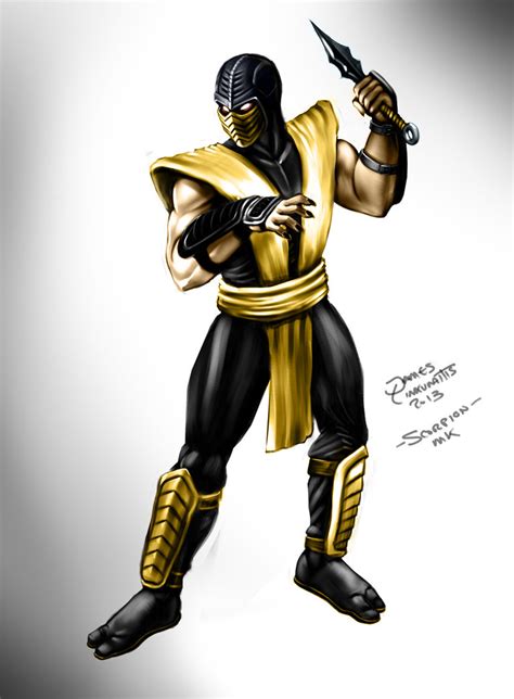 Scorpion Mortal Kombat By Jameslink On Deviantart