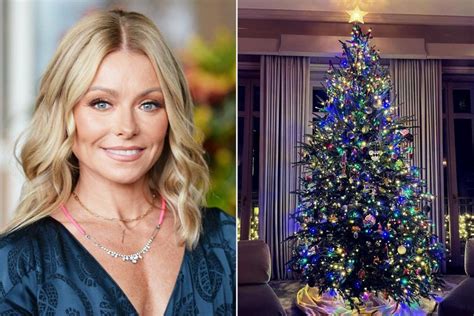 Kelly Ripa Shows Off Her Christmas Tree With 33 Year Old Ornaments