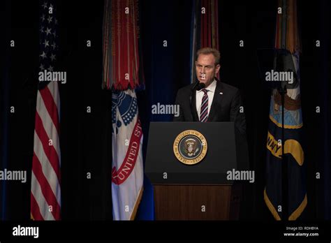 Acting Us Secretary Of Defense Patrick M Shanahan Speaks During A