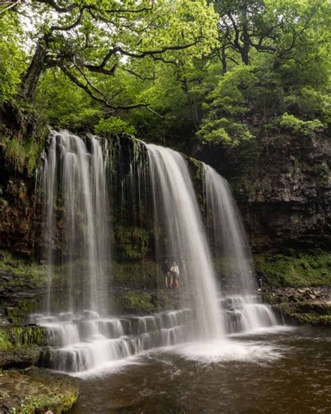 Four Waterfalls Walk A Walk Behind Waterfall And Stunning Wild Swimming