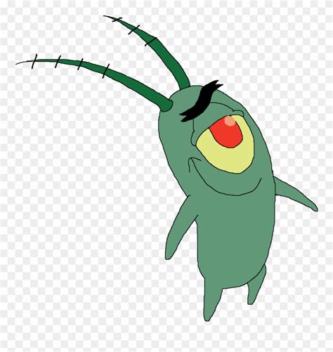 Plankton Smiling Clipart 2509621 Pinclipart