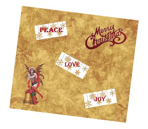 Peace Love Joy Christmas Card Midnight Visitor