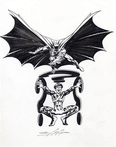 Neal Adams Original Art Batman Classic Drawing