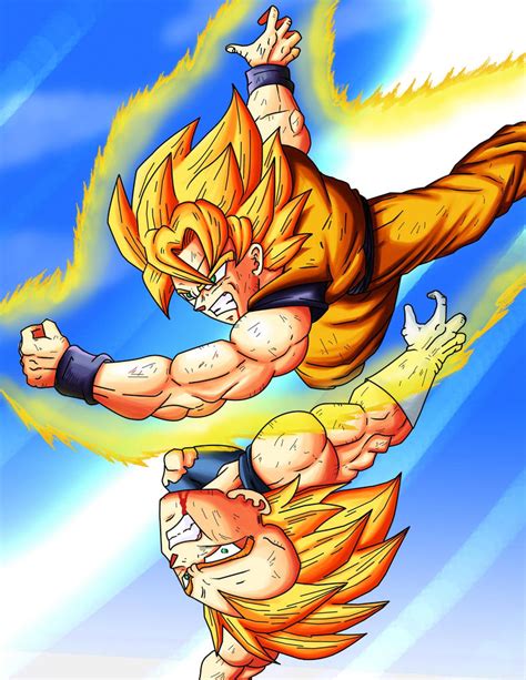 Goku Vs Vegeta 2 By Kakarotoo666 On Deviantart