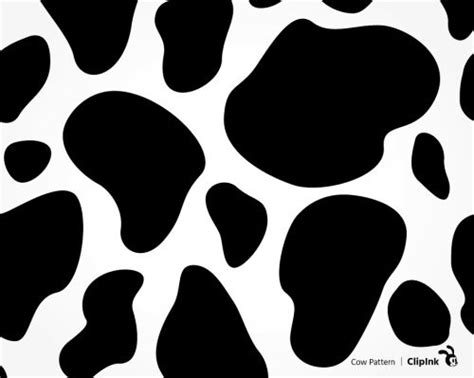Cow print svg, Seamless cow pattern | svg, png, eps, dxf, pdf | ClipInk