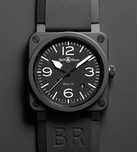 Known for their strong aviation aesthetics and history, bell & ross updates their vintage collection with a sophisticated nod to the french naval forces, better known colloquially as the aéronavale. Bell & Ross - BR 03-92 Ceramic | Time and Watches