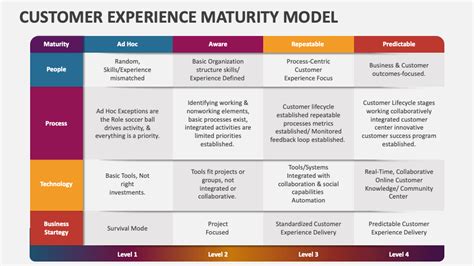 Customer Experience A Maturity Model For Identifying