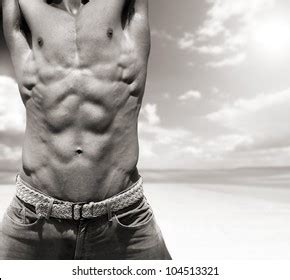 Naked Torso High Detail Showing Defined Stock Photo Shutterstock