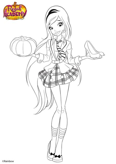 Regal Academy Astoria Rose And Joy Coloring Pages Clowncoloringpages