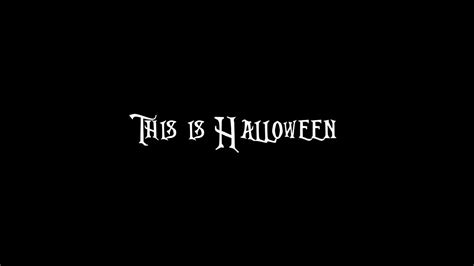 This is Halloween (lyrics) - YouTube