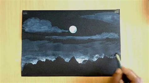How To Draw Night Sky With Colored Pencils Color Mar Con Dibujar Un