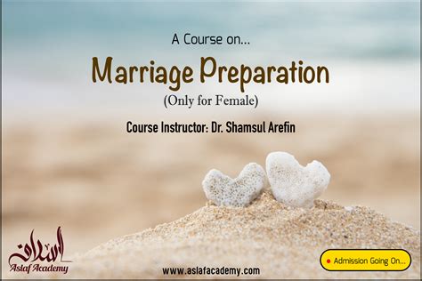 Marriage Preparation Female Aslaf Academy
