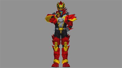 Red Ranger Battlizer Power Rangers Dino Fury Dl By Prasblacker On