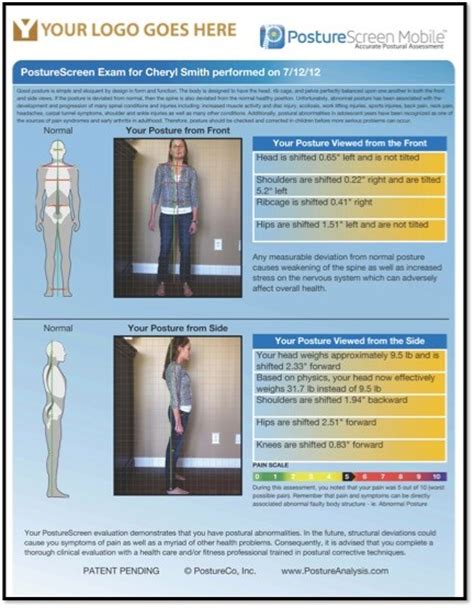 Postural Health Assessment My Cms