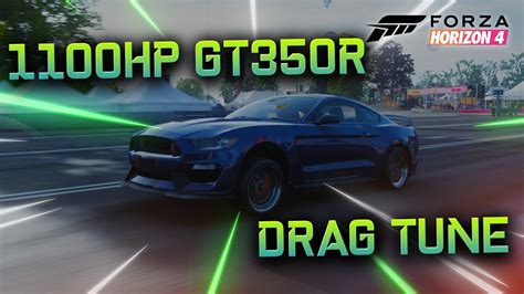 Fastest 1100hp Gt350r Drag Tune Forza Horizon Youtube