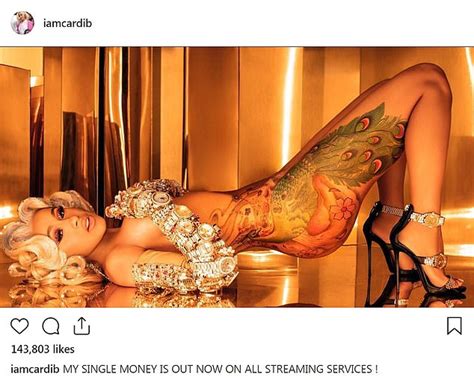 Cardi B Oozes Sex Appeal As She Poses Nude Wearing Only Stilettos And