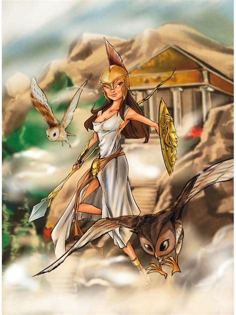 Goddess Athena Poster By Jeffreymuniz Redbubble