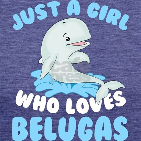 Funny Beluga Whale White Whale Ocean Animal T Womens Tri Blend T