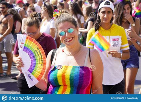 Parade Of Lesbians And Gays People Editorial Photo Image Of