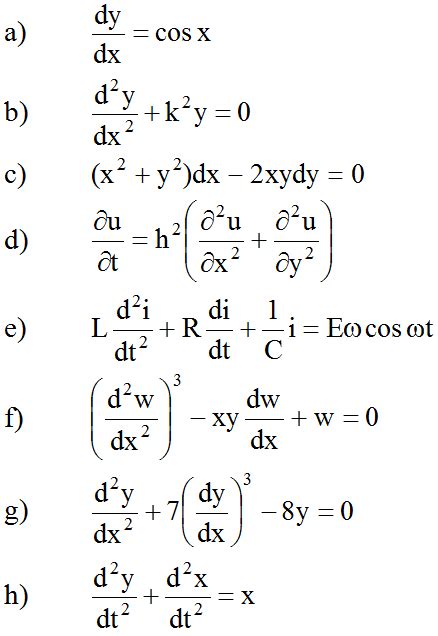 Ecuaciones Diferenciales Introducción A Las Ecuaciones Diferenciales