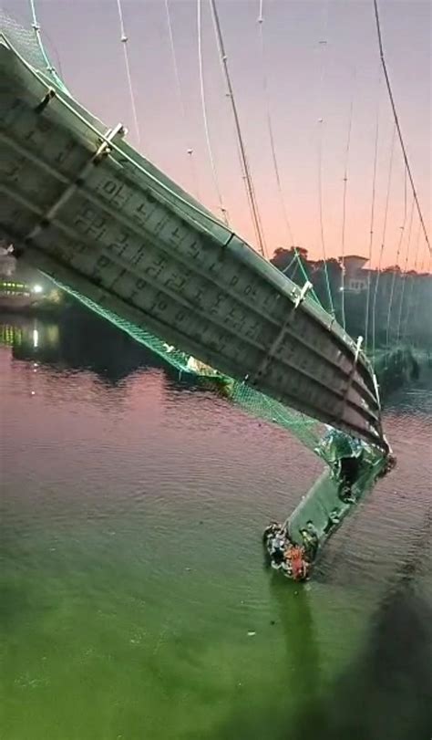 Morbi Bridge Collapse Private Contractor Opened Bridge Four Days Ago