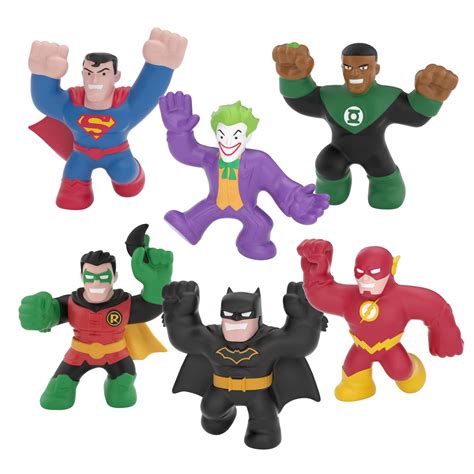 Buy Heroes Of Goo Jit Zu Dc Mega Mini 6 Pack Squishy Stretchy Gooey