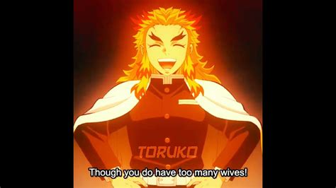 Tanjiro Was Surprised To See The Rengoku Spirit Next To Tengen - YouTube