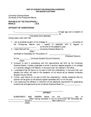 19 Printable Affidavit Sample Philippines Forms And Templates