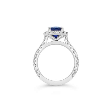 Sapphire And Diamond Engagement Ring Fairfax And Roberts