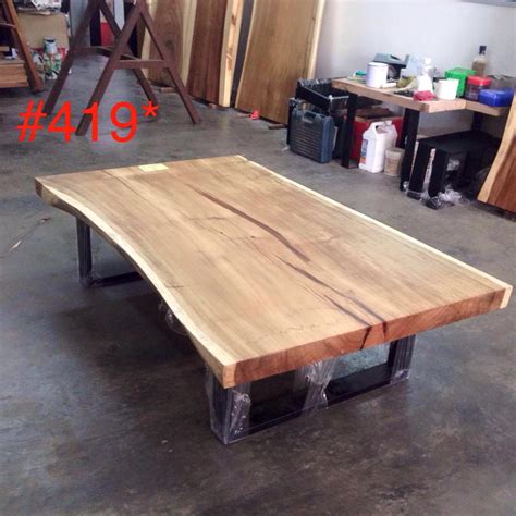 Acacia Wood Slab Coffee Table 1 All Of Our Tables Are Customized