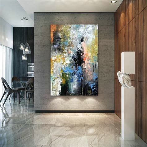 Large Modern Wall Art Paintinglarge Abstract Wall Artpainting Home