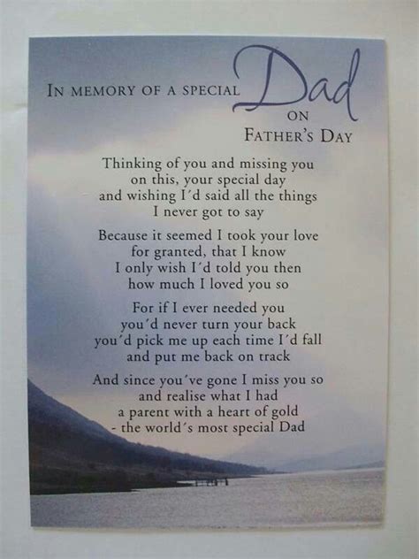 Father's day in the united states is on the third sunday of june. Father's Day: In Memory of a Special Dad | Deepest ...