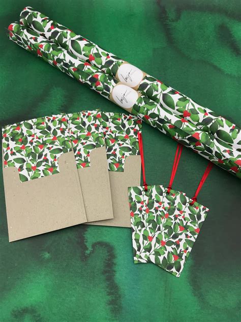 Christmas Wrap Pack 3 Sheets Of Double Sided Wrapping Paper Etsy