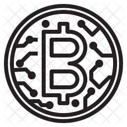 Free Bitcoin Line Icon - Available in SVG, PNG, EPS, AI & Icon fonts | Icon font, Bitcoin, Icon