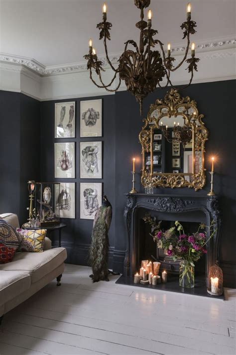 17 Delicious Gothic Living Room Ideas In 2021 Houszed