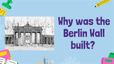 Why Was The Berlin Wall Built History Gcse Youtube