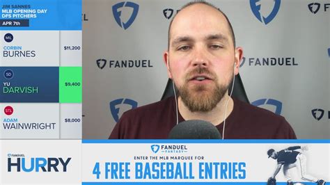 Three Pitchers To Start In Daily Fantasy For Mlb Opening Day Fanduel Hurry Up