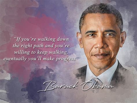 Obama Quote Poster Barack Obamabarack Obama Quotebarack Obama Printi