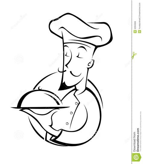 Are white kitchens outdated technology drawing arts design. Chef Illustration Silhouette Royalty Free Stock Photos ...